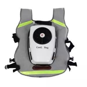 에어컨 현장 충전식 의류 냉각 조끼 쿨링 낚시 선풍기 농사