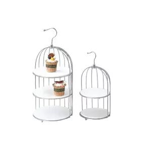 디저트트레이 3단 스탠드 새장 케이크 접시