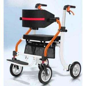 실버보행기 핸드푸쉬 장보기 보행보조차 카트 장바구니의자 특수 폴딩 지팡이 어른