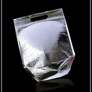 [2개구성] 지퍼 25X28cm 밑면5.5cm 10P 파우치 재 발포지 아이스 봉투 보냉 백 은박 보온 팩 KW58EC12