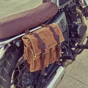 바이크 클래식 사이드 크로스백 오토바이 빈티지 리어백 사이드백 가방