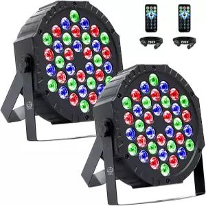 스 웨딩 파티 디스코 클럽 이지 바(2팩)를 실내 조명 DMX 컨트롤이 비막스란 LED 파 라이트 사운드 활성화