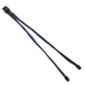 듀얼 미니 소형 6핀 6P - 표준 PCIE 8핀 8P 비디오 그래픽 카드 코드 전원 케이블 (애플 호환 맥 G5  프로