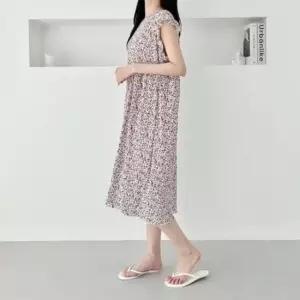 [의류] 심플 냉주름어깨 러플 나시원피스 10컬러