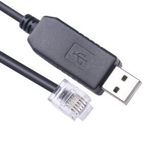 Keyence PLC 통신 케이블용 USB - RJ11 RS232 직렬 변환기