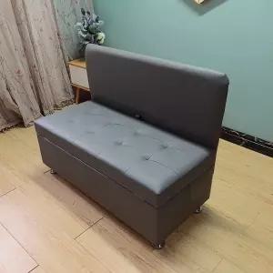 대기실 가죽벤치 수납 카페 레더 호텔 빈티지 미용실 쇼파