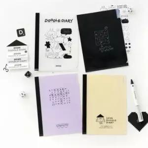 [문구/오피스] 다이어리 위클리 플래너 3포켓 스티커 수납 파일 포함
