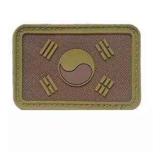 태극기패치 PVC 브라운 태극기.태극기뱃지 실리콘태극기 태극기마크