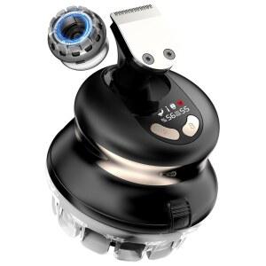 버즈 컷, 크루 플랫 탑 u2013 LED 디스플레이, 방수, USB 충전식, 가드 2개 가정용 트리머 DIY 클리퍼를 갖춘 남성용 셀프 헤어컷 키트