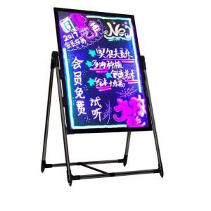 네온보드 led 보드판 야광 야광간판 20x40cm 전광판 라운드넥 보드