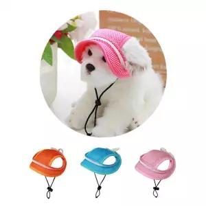 바른 PET 강아지 모자 썬캡 썬바이저 자외선차단 산책모자