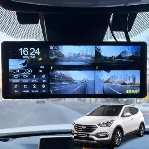 싼타페DM 호환 터치LCD 호크W9 블랙박스 [AJX9948]