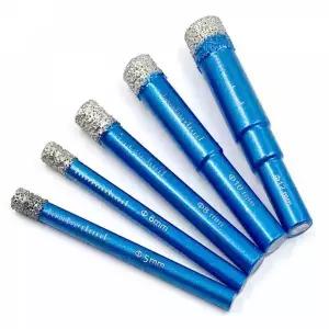 [알티피아]TBZ 하드 연삭칩 코팅 타일드릴비트 기리 폴리싱 석재 5EA