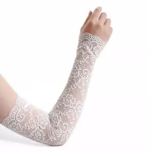 햇빛차단 망사 레이스 팔토시 운전토시 골프 낚시