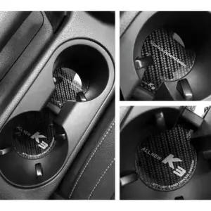 [CAR] 자동차 카본 컵홀더 플레이트 인테리어 올뉴 K3