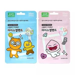 카카오프렌즈 아이스겔밴드 18매입 2024년형 모기패치 모기밴드