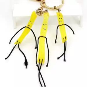 느낌상점 귀여운 감자튀김 삼형제 키링 감튀 백참 열쇠고리