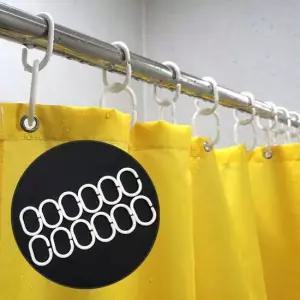 화이트 형 커튼 고리 c 커튼링 커튼링 플라스틱 플라스틱 C형