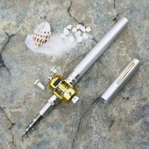 [에이치플러스몰]미니 펜 낚싯대 1m 여행용 입문 릴 낚싯대