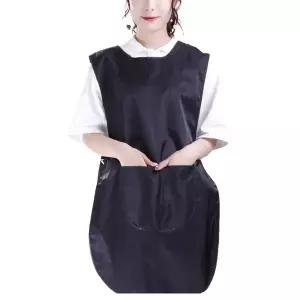 호환 검은 방수 미용 케이프 가운 이발사 자 목도리 미용실 복 자 여성 남성을 망토 이발 앞치마