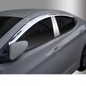 [CAR] 아반떼MD 썬바이저 크롬 선바이저 윈도우 빗물받이 4P