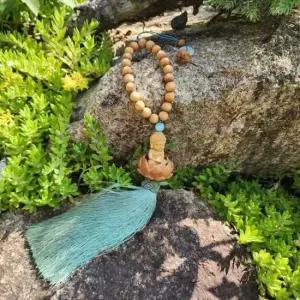 [CAR] 풍수 석가모니 부처님 염주 차걸이 안전운전