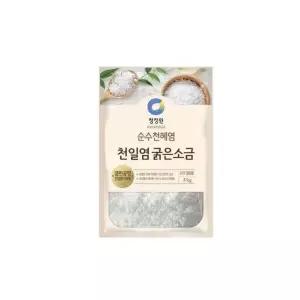 청정원 천일염 굵은소금 5kg