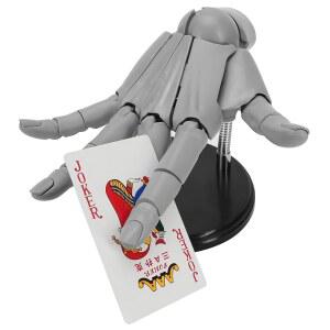 1:1 오른손 드로잉 모델, 관절이 조절 가능한 유연한 아티스트 마니킨 피규어, PVC 포즈 스케치 도구, 아티스트용 이동식 마네킹, 회화, 전시, 책상 장식, 회색