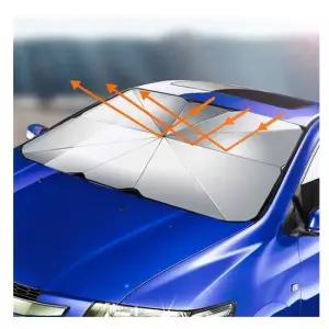 GDM 자동차 햇빛가리개 차량 앞유리 우산형 햇볕가림막 원터치 운전석 각도조절 SUV