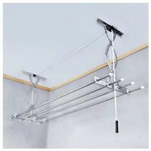 올스텐 천정건조대 4단 1P 천정형빨래건조대 빨래건조 스텐 봉 천정 건조대 4단 형 빨래 천장 베란다