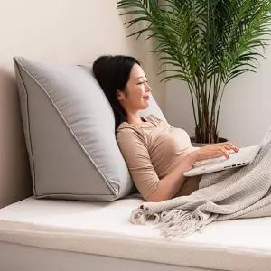 [삼익가구]허그 삼각 등받이쿠션 헤드쿠션(대형)