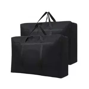 위드웨일 대용량 수납 이사가방 180L 블랙 2개