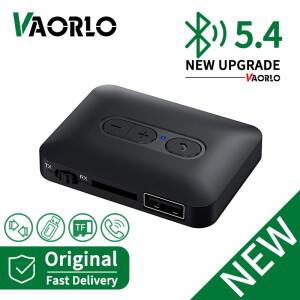 블루투스 5.4 오디오 송신기 리시버 3.5mm AUX USB U  TF 카드  무선 어댑터 자동차 TV PC용 마이크 포함