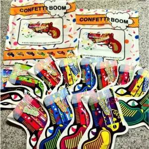 빵빵이 축포 5P 꽃가루 꽃지 결혼식 생일 시상식 케? 웨딩축포 꽃가루