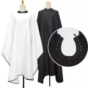 호환  실리콘 네크라인 이발 천 버클 방수 이발사 케이프 미용 코트 이발소 도구