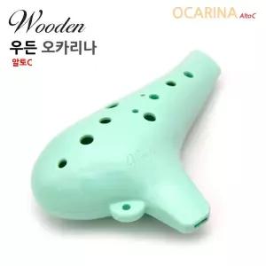 입문.교육용 알토C 오카리나 우든 민트