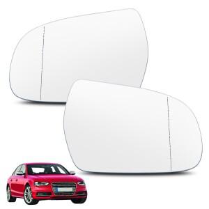 audi 호환 A3 A4 A5 S3 S4 S5 Quattro 2011 - 왼쪽 오른쪽 사이드 미러 유리 윙 스틱 On Rearview No Based