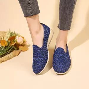 여친 가을 캐주얼 사뿐 플랫 웨지 힐 빅사이즈 슬립온 라운드 슈즈 단화 SPO마켓3