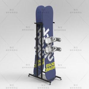 스노우보드 거치대 업소용 이동식 스키 보관 스탠드