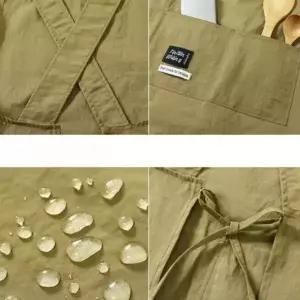 호환 요리용 주방 앞치마 통기성 내마모성 용 허리 앞치마 오염 방지 부드러운 레스토랑 복 가정용