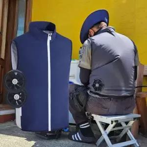 팬 선풍기 쿨조끼 구명줄 쿨복