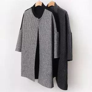 빅사이즈사랑해요 B671L210 하운드차이나롱가디건 MN (9117957A)