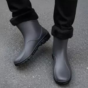 남자 장화 작업화 방한화 기모 밭일부츠