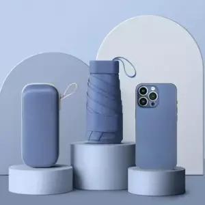 초소형 접이식 미니우산 UV차단 케이스 경량 휴대용 WFFSSQW