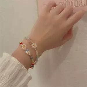 아크릴 팔찌 큐빅 비즈 꽃 플라워 하트 크리스탈 신상 발찌 반지 레인보우