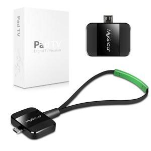 타입 C 어댑터가 장착된 마이크로 USB TV 튜너 카드 - 어디서나 라이브 시청, 프리뷰 HD 수신기, 무선 HDTV 스틱 튜너, 안드로이드 폰, 태블릿, PC용 안테나 인터넷 필요 없음