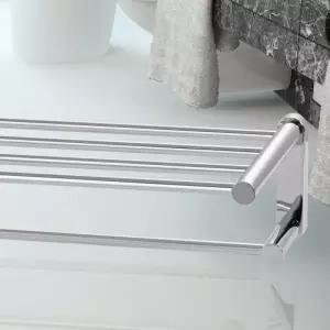 스테인리스 욕실 수건 선반 2단 화장실 걸이 2단수건걸이 스텐수건걸이