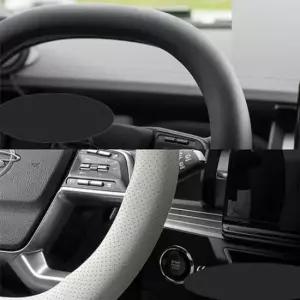 [CAR] 제네시스 08~13형 D컷 가죽 타공 핸들커버 2type 3col