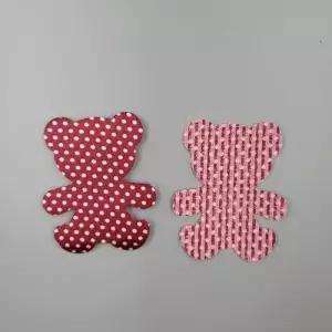 앞머리 찍찍이 헤어핀 캐릭터 고정 패드 곰돌이2p WFFVBKR