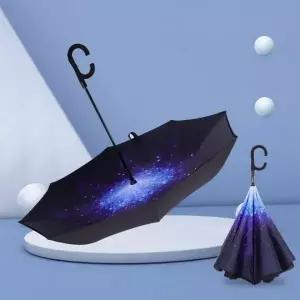 [콩심팥심]차량용 장우산 안전자동차우산 거꾸로